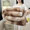 Flannel Blanket Soft Warm Throw Nap Air Conditioner Multi-use Gift