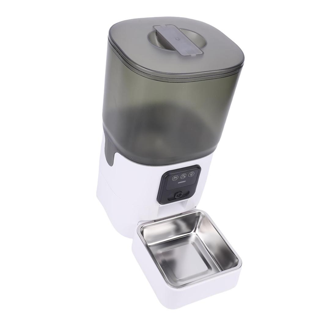 Automatic Cat Feeder with Camera 1080P HD Night Vision WiFi Pet Feeder Wide Angle Visual Dual Way Audio Mobile APP