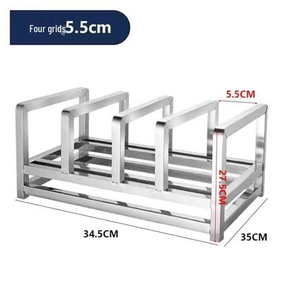 Thickened Stainless Steel Knife and Chopping Board Holder