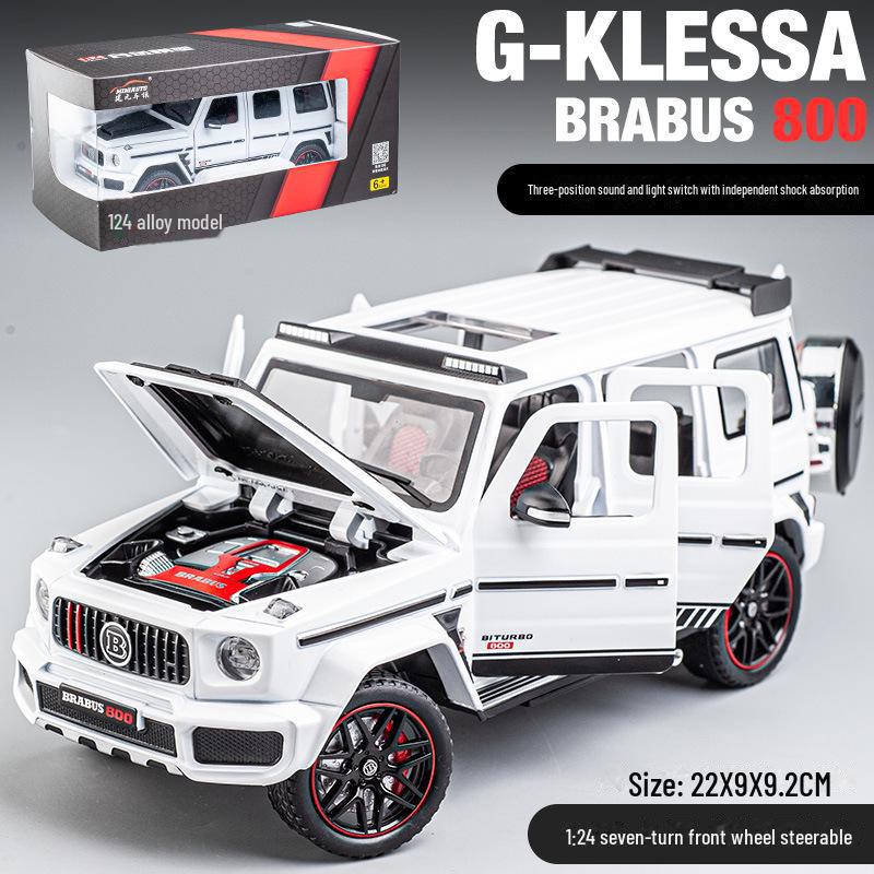 Mercedes-Benz G-Class Brabus 1:24 Off-Road Alloy Model Car Toy