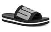 UGG Zuma Metallic Graphic Black Slippers Women's 1101558-BLK