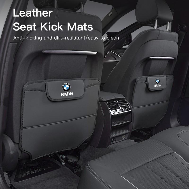 2 stuks Autostoelen Leer Anti-Kick Pad Stoelbescherming Kussen Sticker Voor BMW X1 X2 X3 X5 X4 X6 X7 iX3 F20 F10 F07 E70 E46 E90 E9