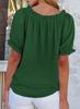 Camicia Bardot con Volant - Nuovi Arrivi Primavera/Estate 2026 per Donna - Stile Europeo & Americano