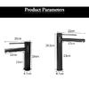 Stainless Steel Basin Faucet Gold/Black Bathroom Faucets Crane Tall Sink Faucet Hot Cold Water Sink Mixer Bathroom Faucet