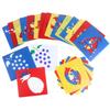 6-24Pcs Simple Cartoon Pattern Drawing Templates Art Tool for Watercolor Pen Oil Painting Pigment Chalk Home School Art Crafts