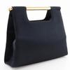 CHANEL Party bag Handbag vintage black Satin Women Used