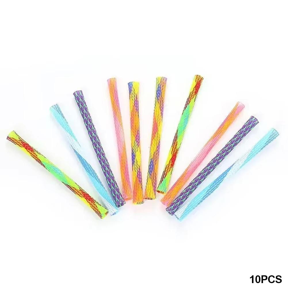 

Folding Spring Shaped Toys Colored Elastic Spring Interactive Cat Tearing Stick Providing Fun And Excitement For Pet Toy Accesso