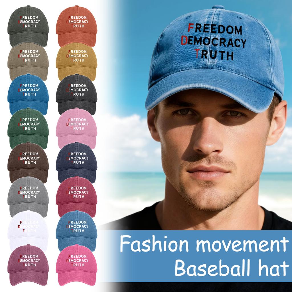 Cap Mens Womens Print Distressed Adjustable Sun Hat Cotton Funny Hats