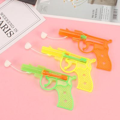 3 piezas Juguete Nostálgico para Niños Pistola de Goma Recuerdo de la Infancia Clásico de los 80 Pistola Dong Dong Pistola Vacía Juguetes para Niños
