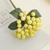 Foam Berry Fruit Bunch Branch Artificial Flower Mini Plants Christmas Decorative Accessory for Wedding Flower Arrangements Gift