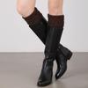 Reverie short boots winter knitted ribbed leg toes