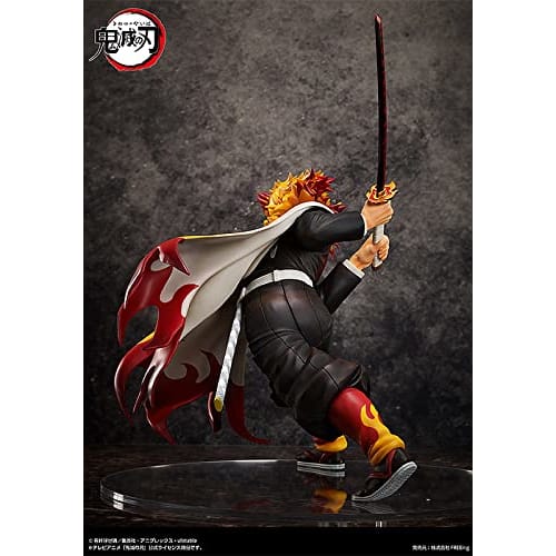 FREEing Demon Slayer: Kimetsu No Yaiba Rengoku Kyojuro 1/4 Scale Plastic Painted Finished Figure
