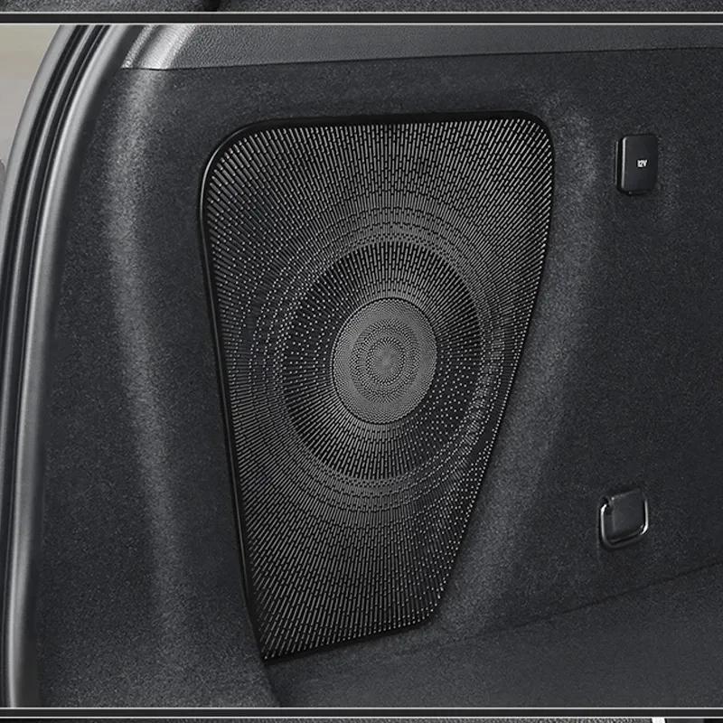 For Lincoln Corsair   Interior Speaker Cover Car Side Door Stereo Audio Sound Frame Decoration Sticker Car Accessories