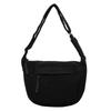 Borsa a spalla in velluto a coste da donna borsa a tracolla a tinta unita