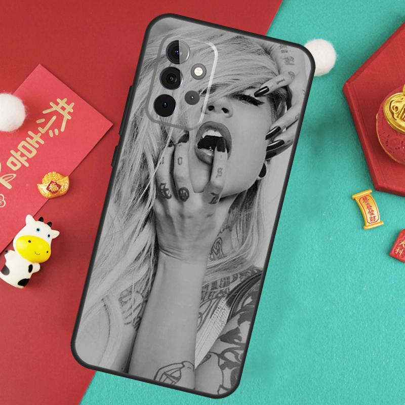 Sexy Tattoo Girl Case For Samsung Galaxy A16 A17 A54 A34 A14 A15 A35 A55 A52 A12 A32 A13 A33 A53 A26 A36 A56