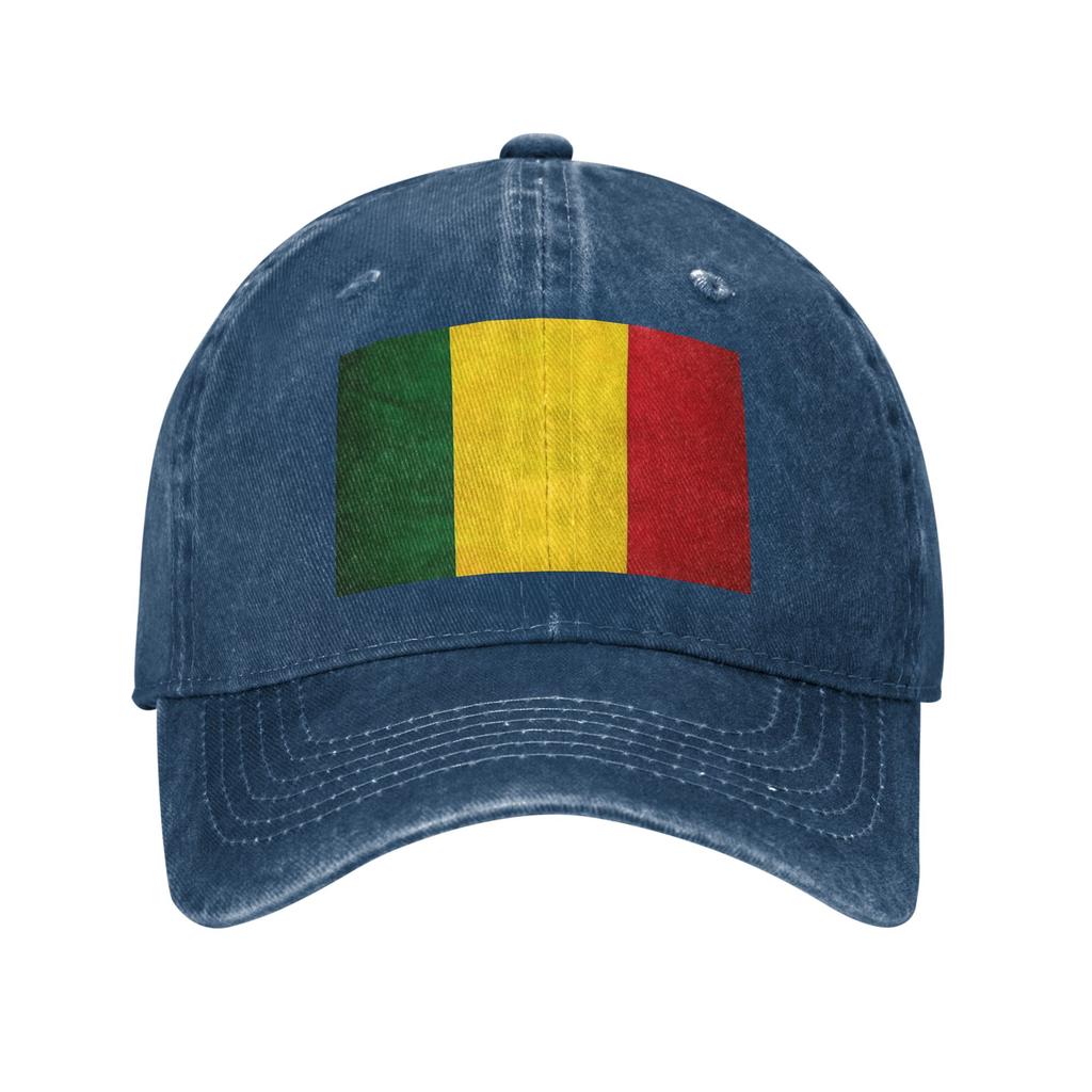 Jamaican Reggae Rasta Lion Jamaica Flag Baseball Caps Washed Denim Hats Adjustable Casquette Sports Baseball Cowboy Hat Unisex
