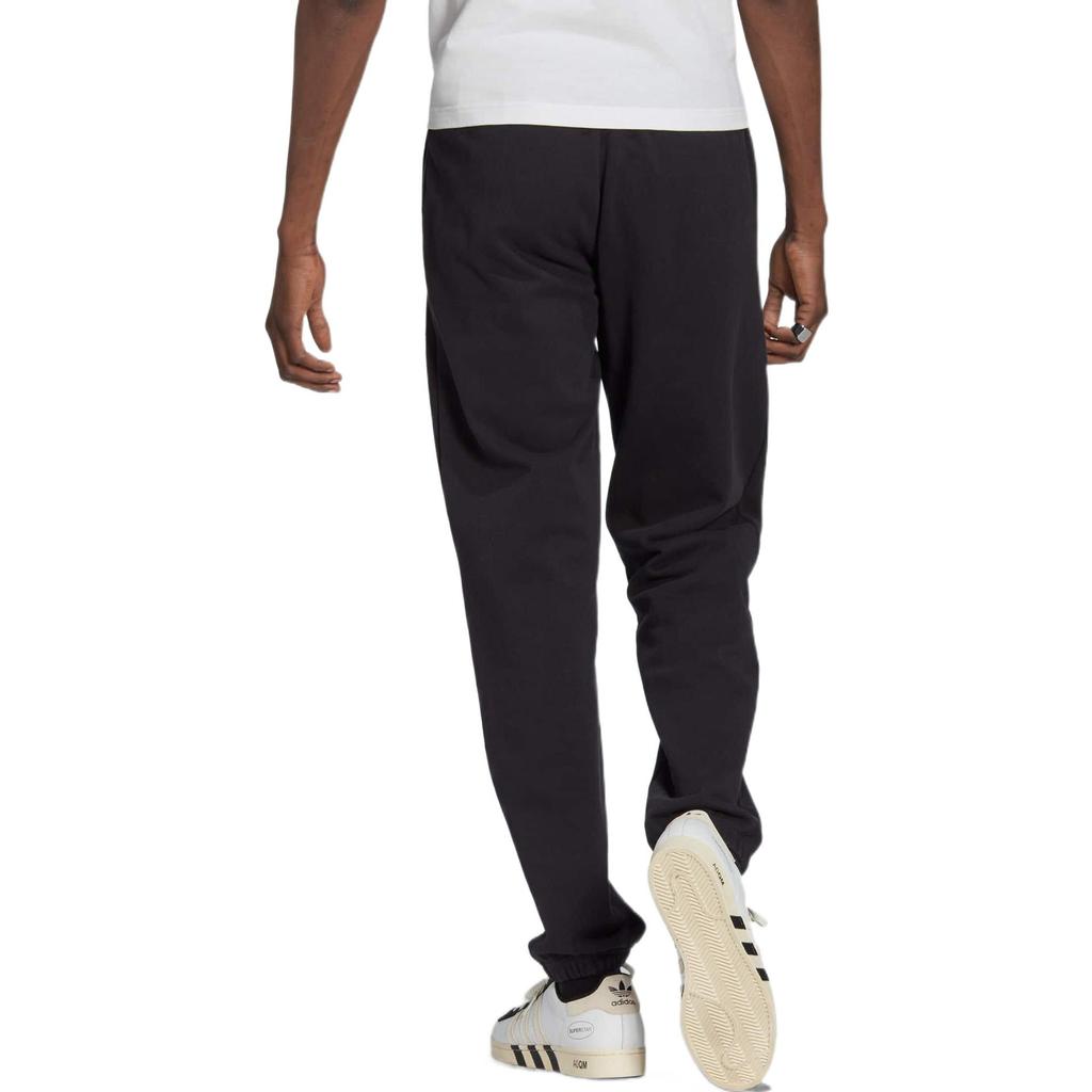 Adidas Originals Trefoil Solid Print Logo Joggers Men Bottoms Black HM4948