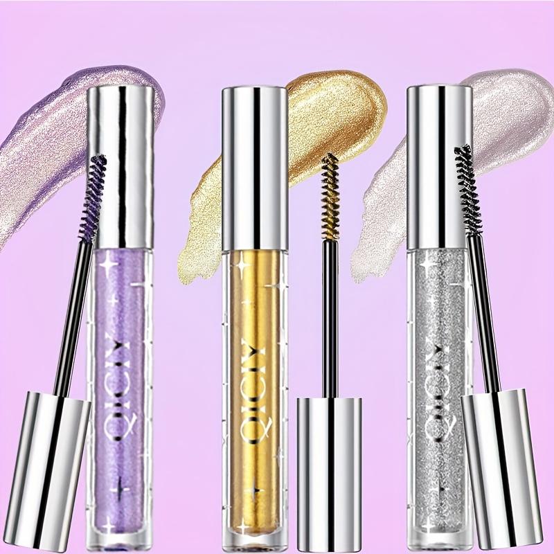 Glitzer-Mascara, lang anhaltendes, schimmerndes Augen-Make-up, wasserfeste Mascara, Diamant-Mascara für alle Hauttypen, verlängernde und schwungvolle Wimperntusche