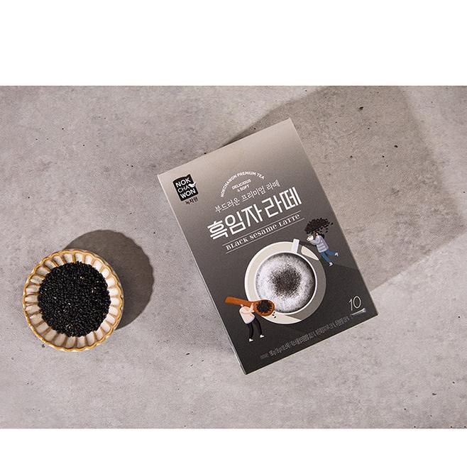 Nokchawon Black Sesame Latte Instant Mix 10 Sticks