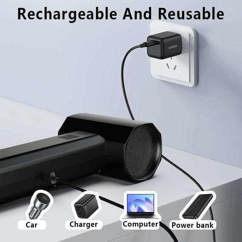 USB-Powered High Power Outdoor Fan and Car Wash Dust Collector