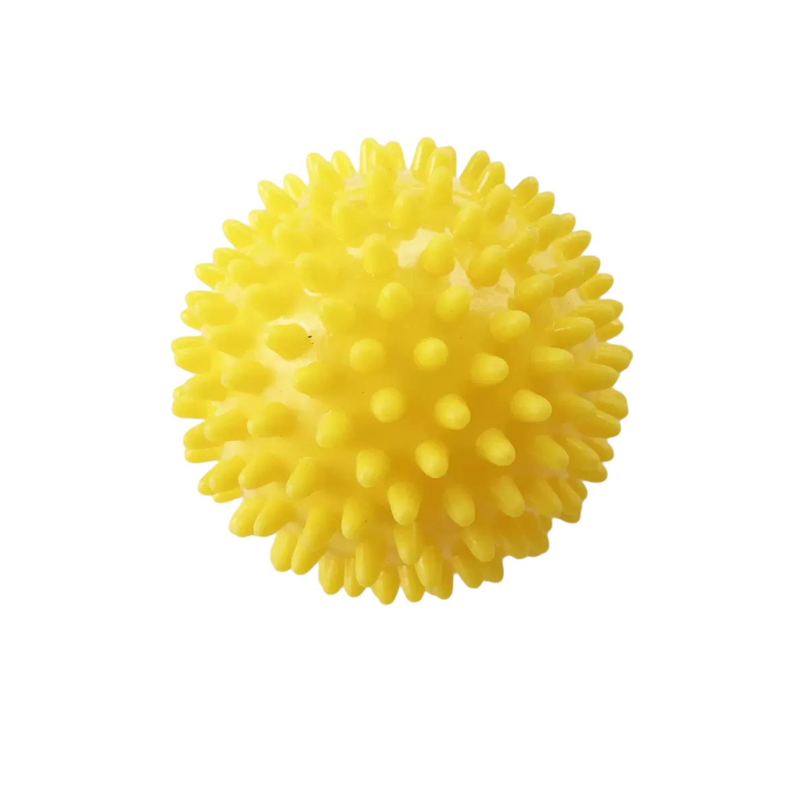 

ПВХ м яч для йоги, масажний м яч, фітнес-м яч для фасції, м яч для захоплення, м яч для ніг їжак , фітнес-м яч для релаксації, м яч для йоги One Size жовтий