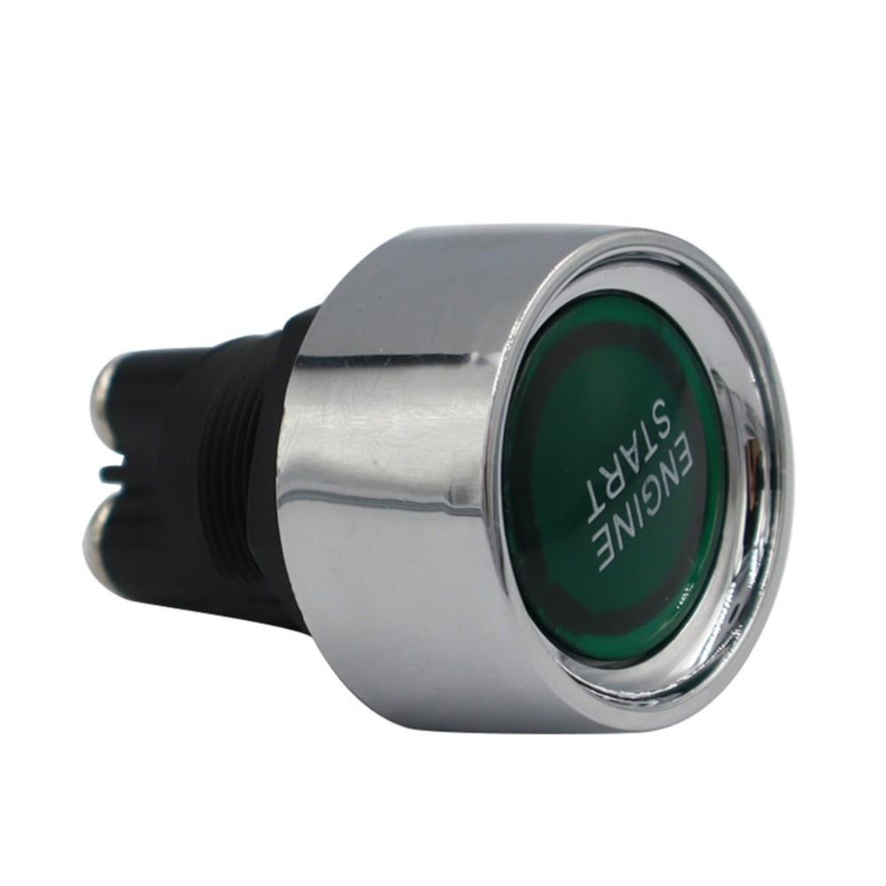 Auto Reset Push Button Switch LED Illuminated Start Button Ignition Starter  Vehicle Installation