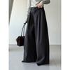 Tachibana, Early Spring New Retro Casual Pants New Wide-leg Pants Loose Trousers High Waist Casual