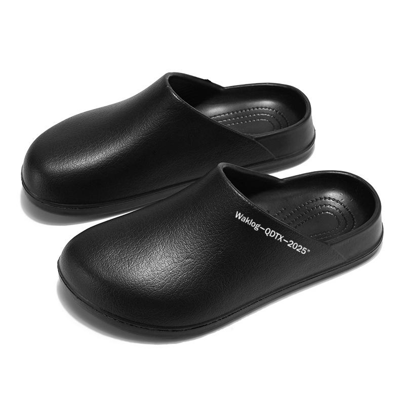 EVA weicher Boden auf Scheiße treten Gefühl Baotou Slipper große Größe Mode Freizeitschuhe rutschfest und desodorierend Arbeit Boken coole Hausschuhe