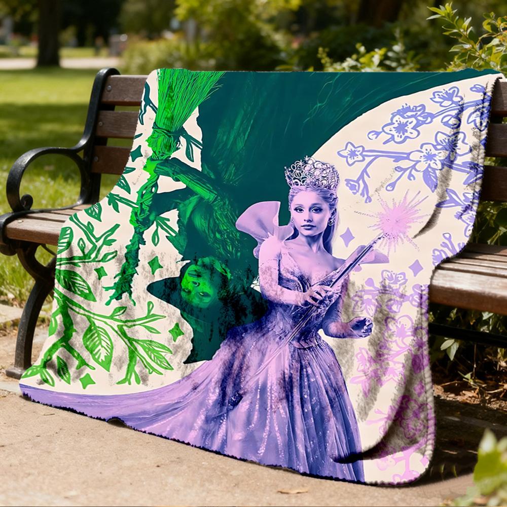 1pc Wicked Outdoor Soft Blanket Ultra Plush, Warm, Versatile, and Easy Care for Camping, and