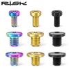 2pcs/4pcs 4 Colors Bike Screw Titanium Alloy Cylinder Lid Bolt  Outdoor Cycling Accessories