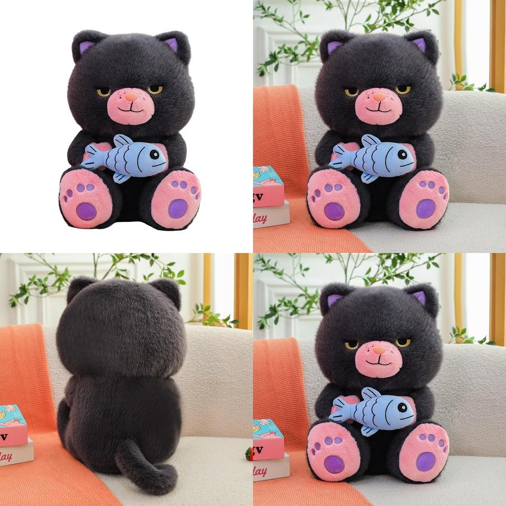 Cute Demon Meow Meow Plush Toy Cat Animal Doll For Kids And Collectors