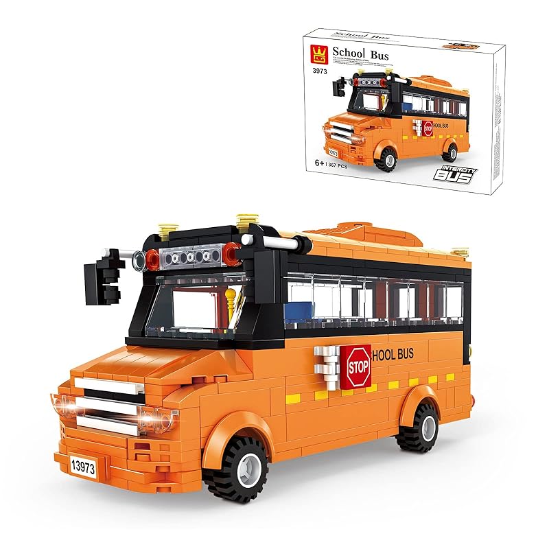

Wange3973 school bus block school BUS 229 pieces Target age 6 years and over