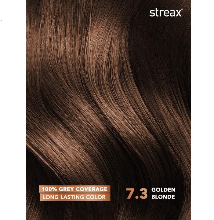 Krémová barva na vlasy bez amoniaku 120 ml - Zlatá blond 7.3