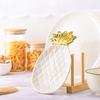 Pineapple Spoon Holder Ceramic Counter Spatula Kitchen Decor Spoon Rest  Kitchen
