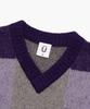 ISTKUNST Uuu Oval Logo Coloring Knit Vest_Purple(Ik2Cfmk680A)