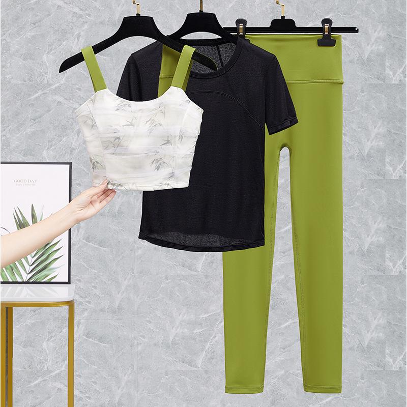 2025 Women's Sexy Sports Camisole Yoga Bra Set - Summer Fitness & Running Vest