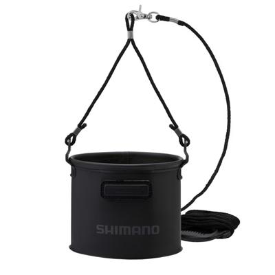 SHIMANO Water Bucket Real Black 19cm BK-053Q