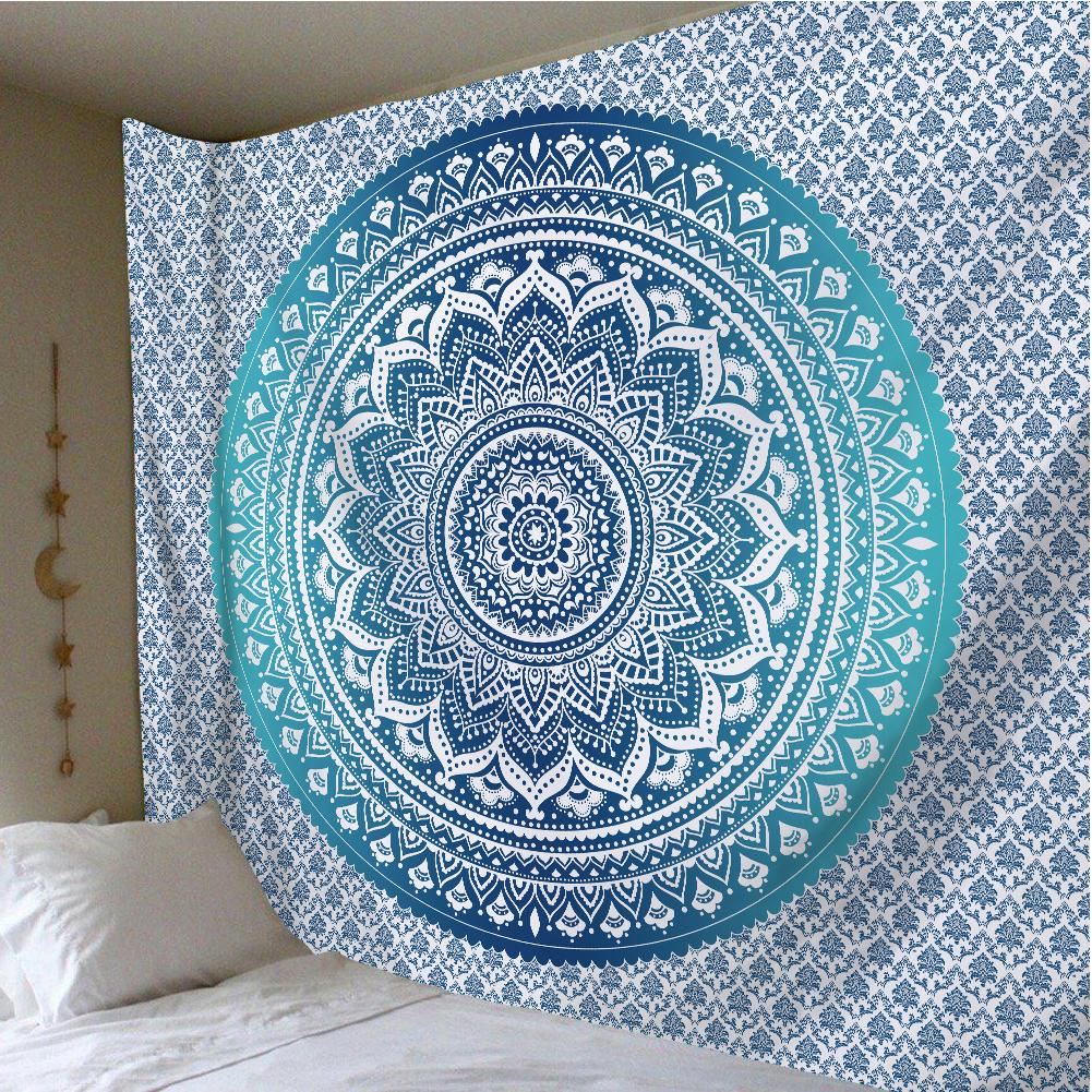 Mandala Style Pattern Printing Hanging Tapestry for Home Decoration