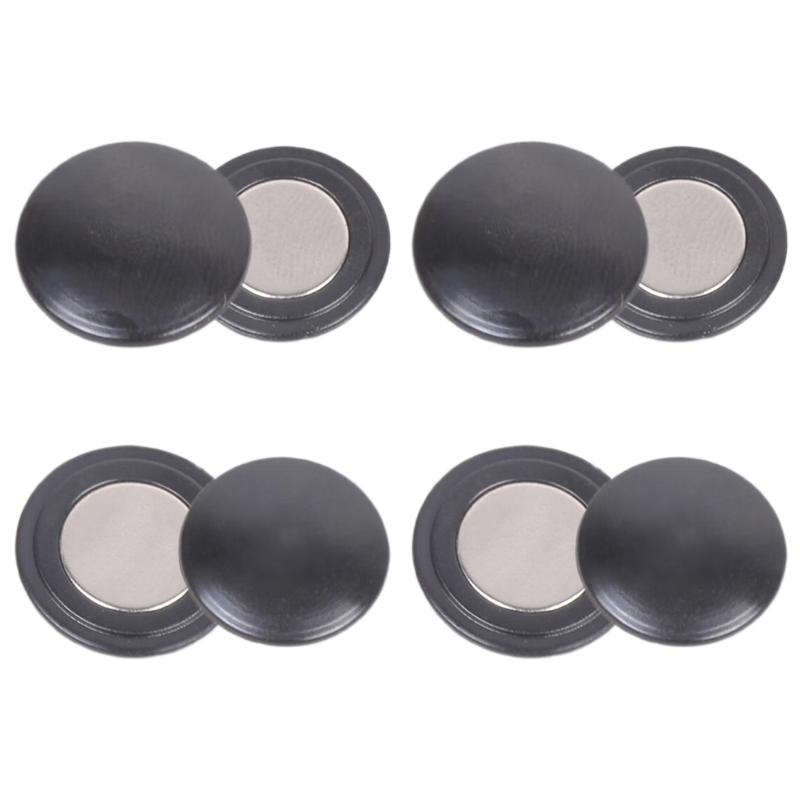 4 Pairs Running Bib Magnets Secure No Sew Magnetic Clip Round Shape For Running Race Number Attachment 1