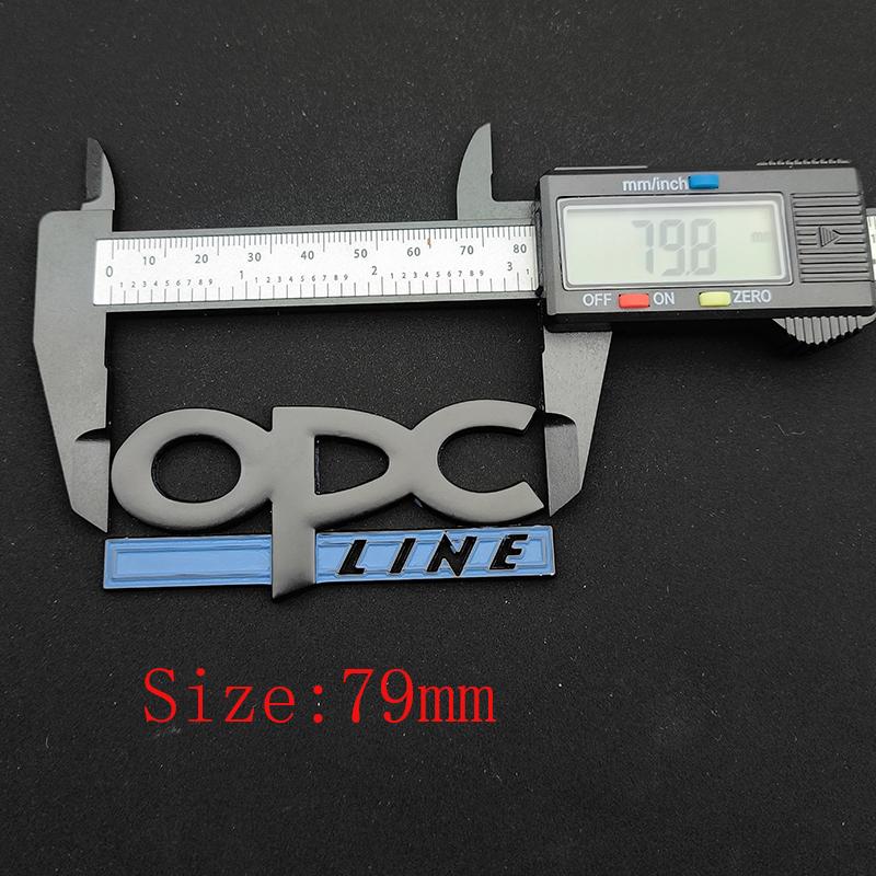 3D Metal Logo OPC Car Grille Emblem Badge Rear Sticker For Opel Astra G H J K Corsa D Zafira B Insignia Mokka Regal Accessories
