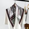Ethnic Style Fashion Printed Silk Scarf 70 Simulation Silk Scarf Versatile Square Scarf Belt Silk Scarf Clothing Waist Seal Scarf