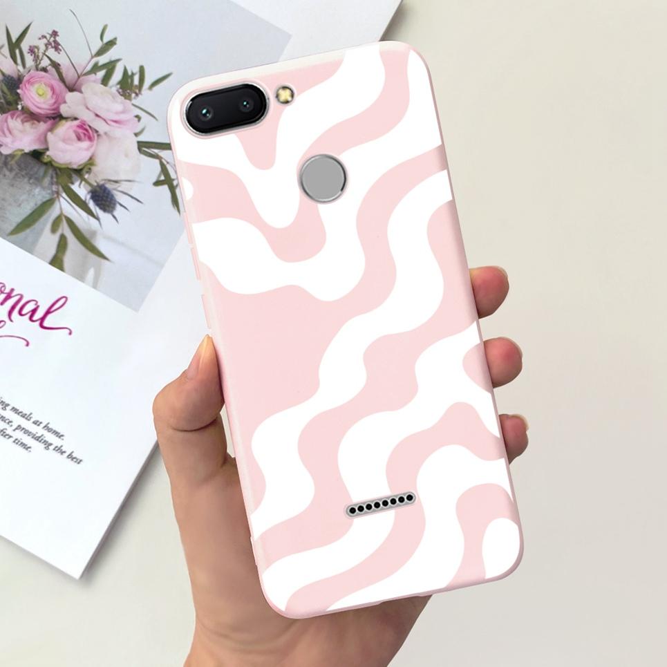 For Cover Xiaomi Redmi 6 6A 6Pro Bumper Shell Fashion Stylish Design Phone Cover For Redmi6 Redmi6a Soft Liquid Silicone Fundas