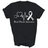 Heart Health Awareness Unisex T-Shirt Red Heart Graphic Support Casual Tee S-5XL