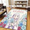 Re Zero Patterned Carpet for Cool Movie Carpet Play Floor Carpet Living Room Birthday Gifts Christmas Gifts HE221