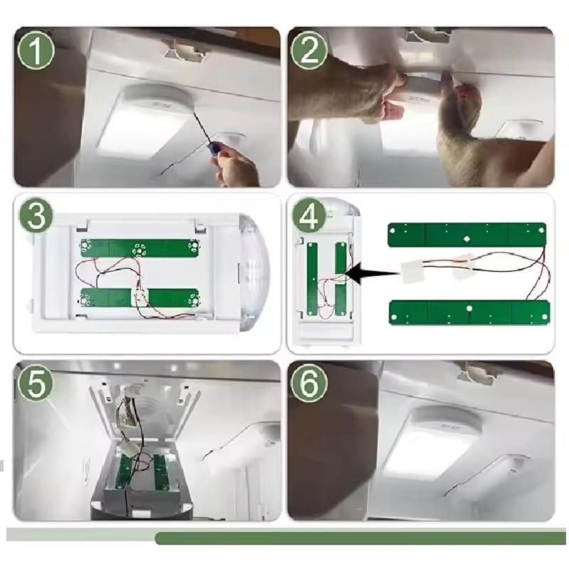 Upgraded W11527432 W11387579 Refrigerator Light Assembly Module Replacement W11333374 W11042554 W11101384