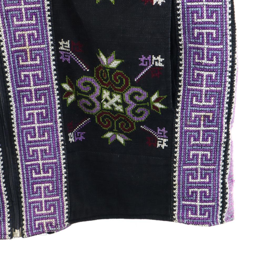 OLD 90s reversible Jacket Black x purple system Women Used