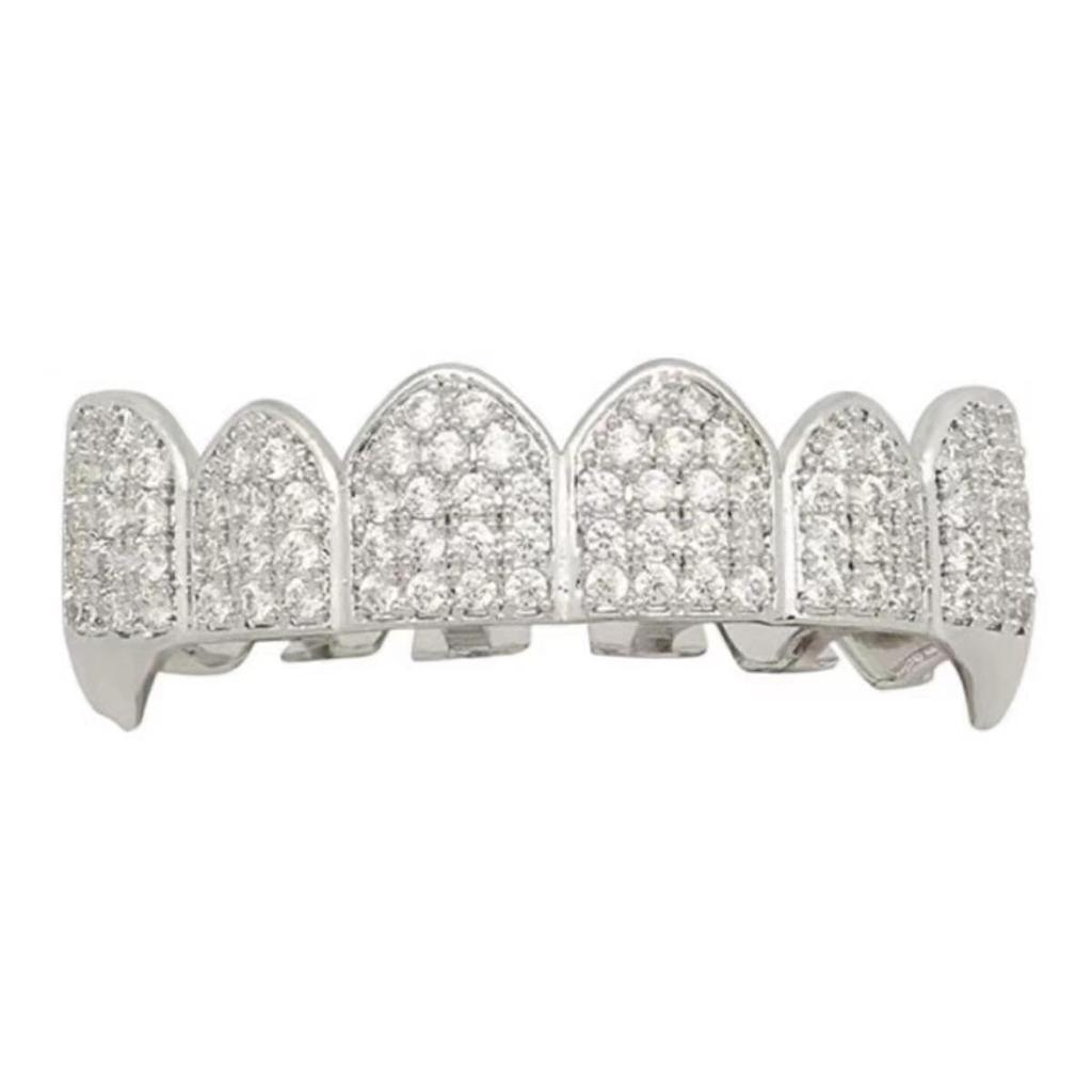 Zirkonia Tijgertand Halloween Hip-Hop Kostuum Tanden