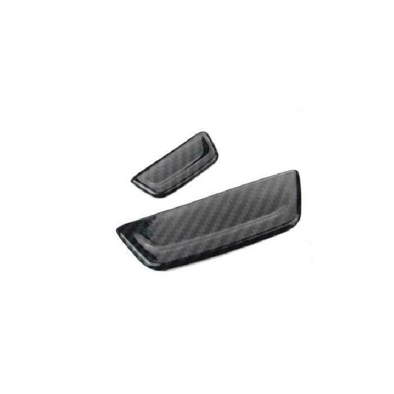 For Ford Focus 2012-2018 Carbon Fiber Interior Storage Box Handle Cover Trim 2PC