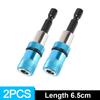 1/6x Hex Shank Magnetic Screwdriver Bit Holder Adjustable Screw Depth Extension Bar 1/4 Inch Power Drill DIY Tool Quick Release