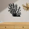 Vintage Coral Iron Wall Art Rustic Beach House Decor Powder Coated Metal Sculpture Home Decorative Gift For Coastal Lovers